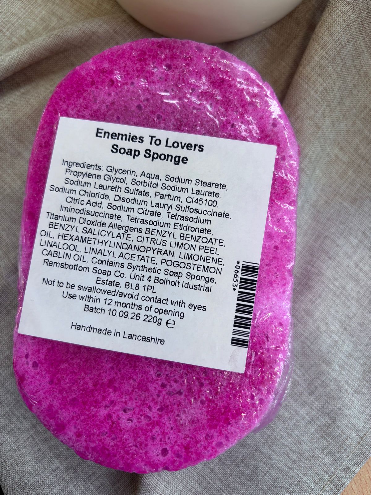 Bookish Enemies to Lovers Exfoliating Soap Sponge