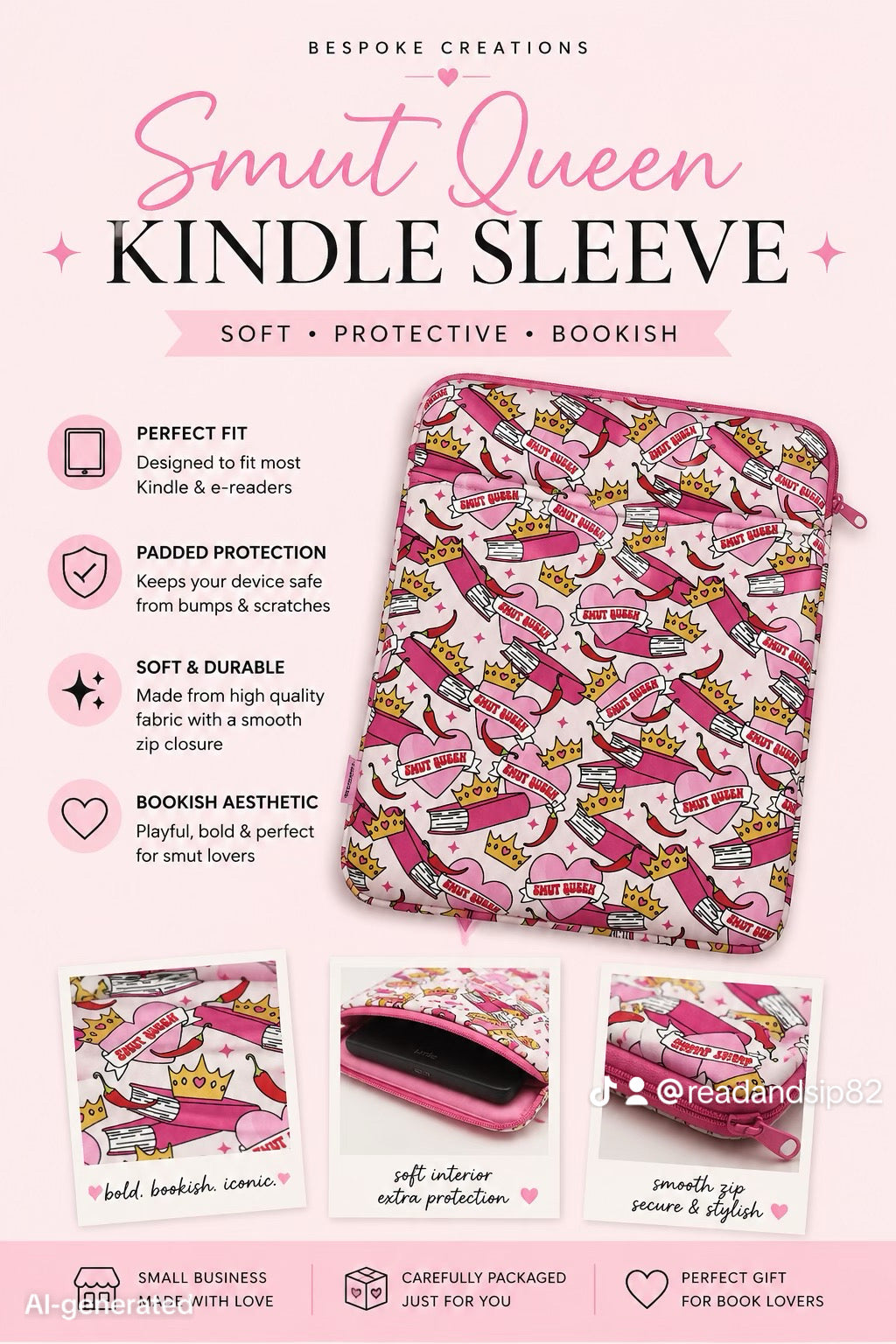 ✨ Now in stock!! Smut Queen Kindle Sleeve ✨