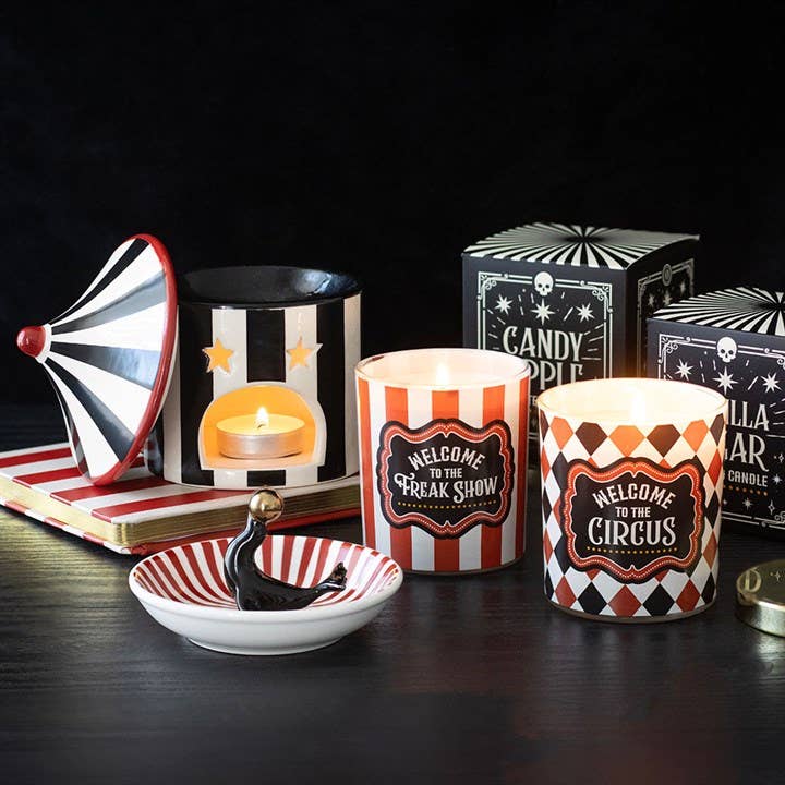 Freak Show Candy Apple Candle