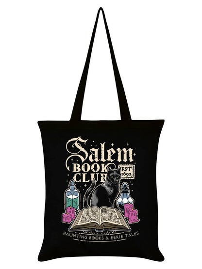 Salem Book Club Black Tote Bag