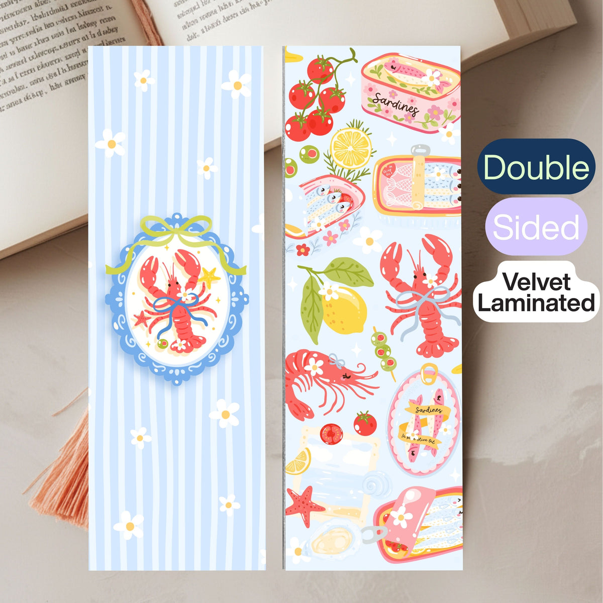 Soft Touch Laminated Bookmark