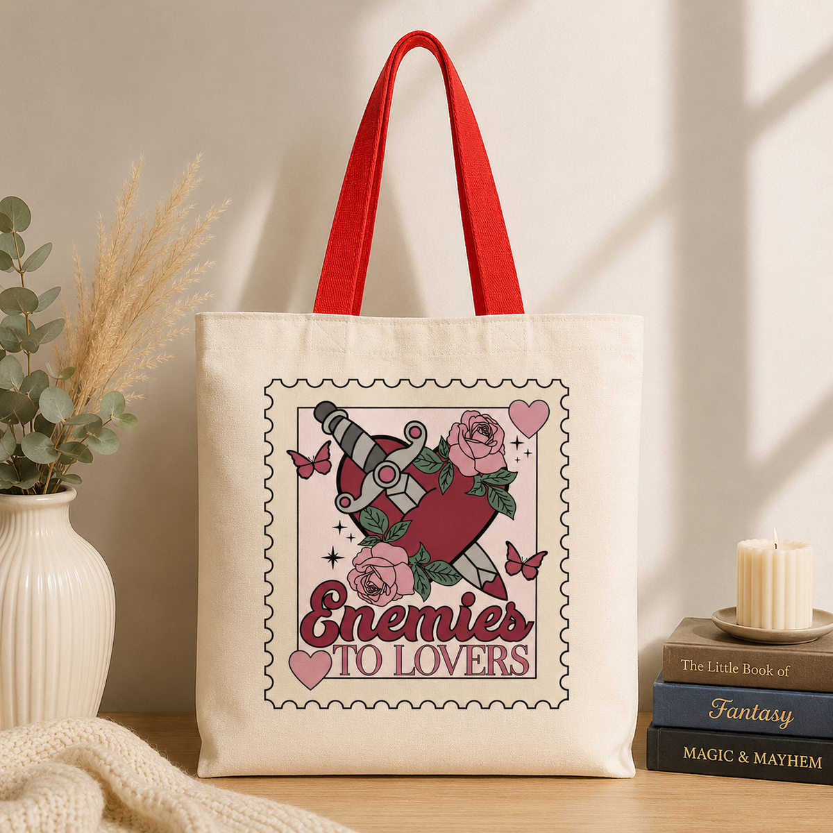 Bookish Canvas Tote Bag