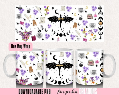 11oz Mug Fantasy Design Download Purple A