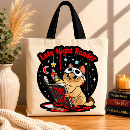 Bookish Canvas Tote Bag