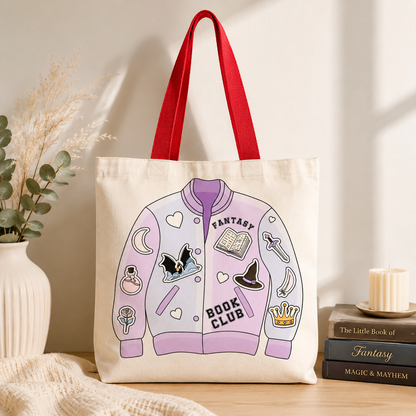 Bookish Canvas Tote Bag