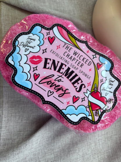 Bookish  Enemies to Lovers Exfoliating Soap Sponge