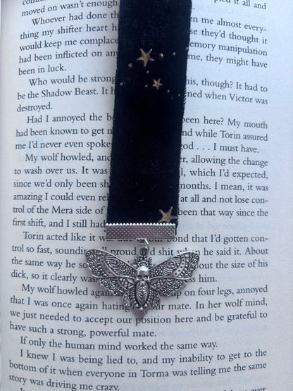 Velvet Charm Bookmark – Gothic & Fantasy Bookmarks