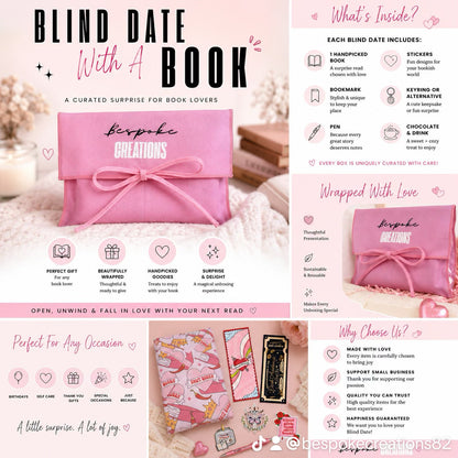 ✨ Deluxe Blind Date with a Book  – Surprise Book & Treats Bundle ✨