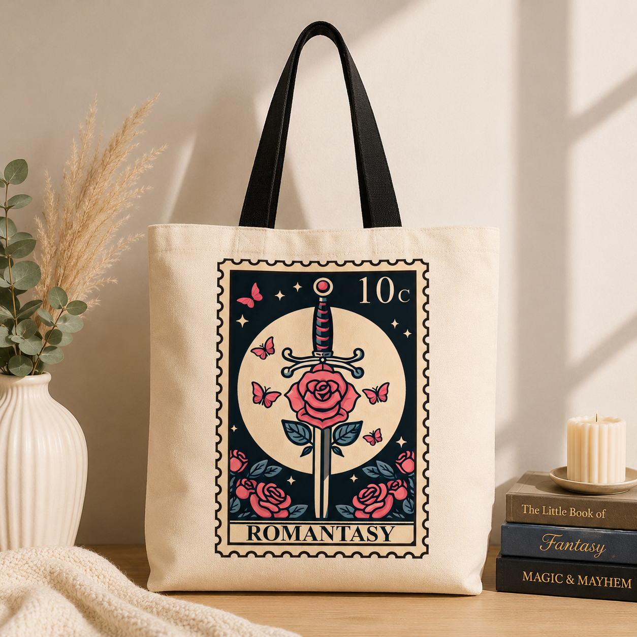 Bookish Canvas Tote Bag