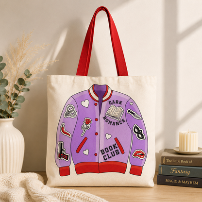 Bookish Canvas Tote Bag