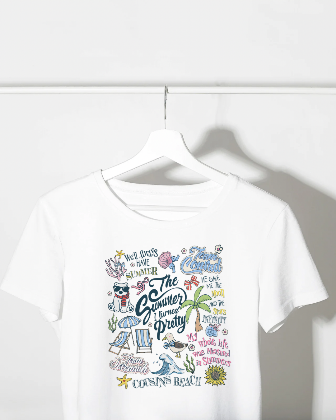 8” The Summer I Turned Pretty DTF Print