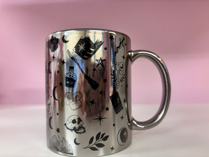 11oz Fantasy Design - Chrome Mug
