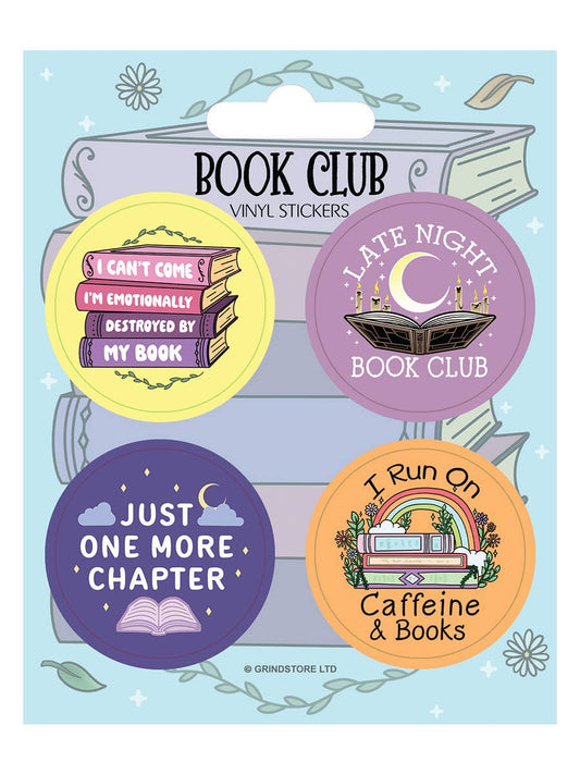Book Club Vinyl Sticker Set